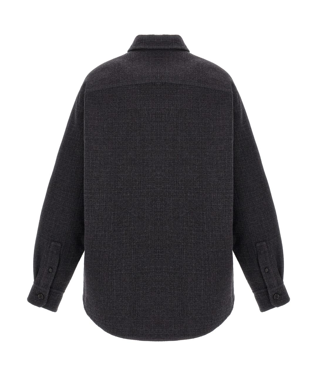 LOEWE Синяя шерстяная куртка, фото 2