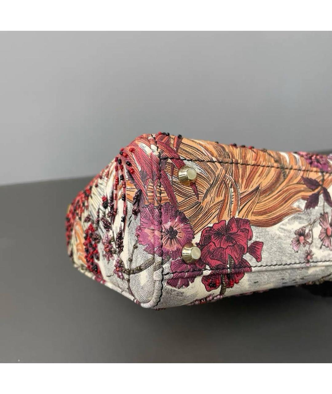 CHRISTIAN DIOR Мульти кожаная сумка с короткими ручками, фото 6