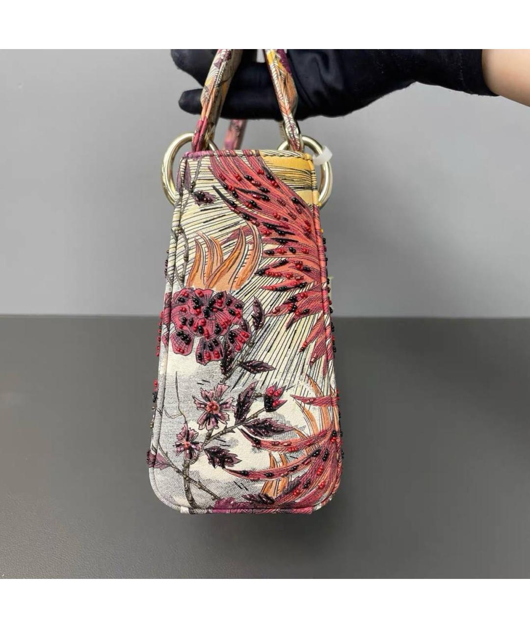 CHRISTIAN DIOR Мульти кожаная сумка с короткими ручками, фото 5