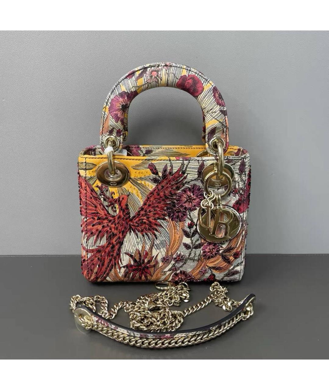 CHRISTIAN DIOR Мульти кожаная сумка с короткими ручками, фото 2