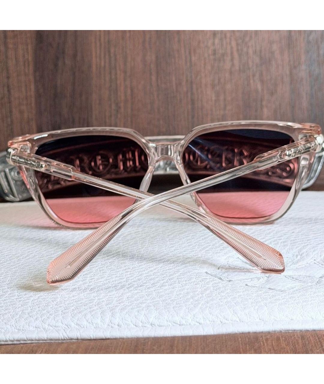 CHROME HEARTS Коралловые пластиковые солнцезащитные очки, фото 7
