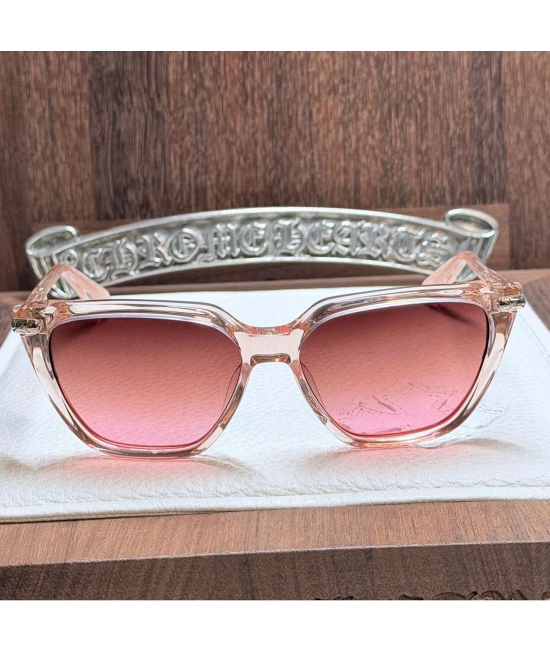 CHROME HEARTS Коралловые пластиковые солнцезащитные очки, фото 8