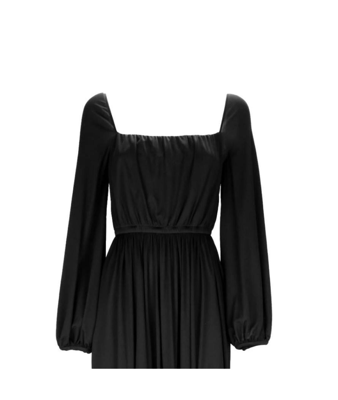 CHRISTIAN DIOR Черное вискозное вечернее платье, фото 3