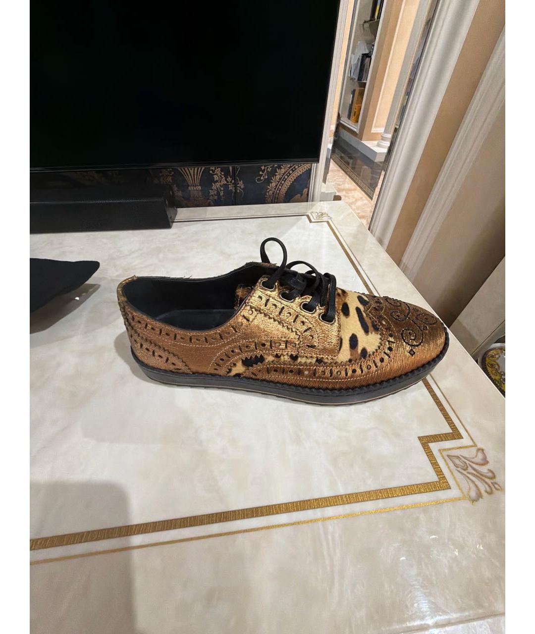 DOLCE&GABBANA Горчичные туфли, фото 5