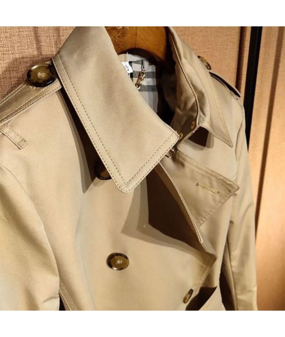 BURBERRY Бежевый тренч/плащ, фото 5