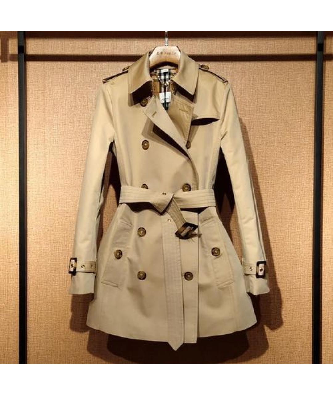 BURBERRY Бежевый тренч/плащ, фото 4