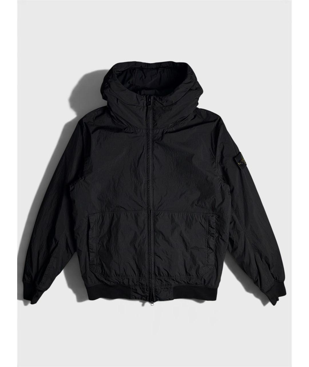 STONE ISLAND Черная полиамидовая куртка, фото 6