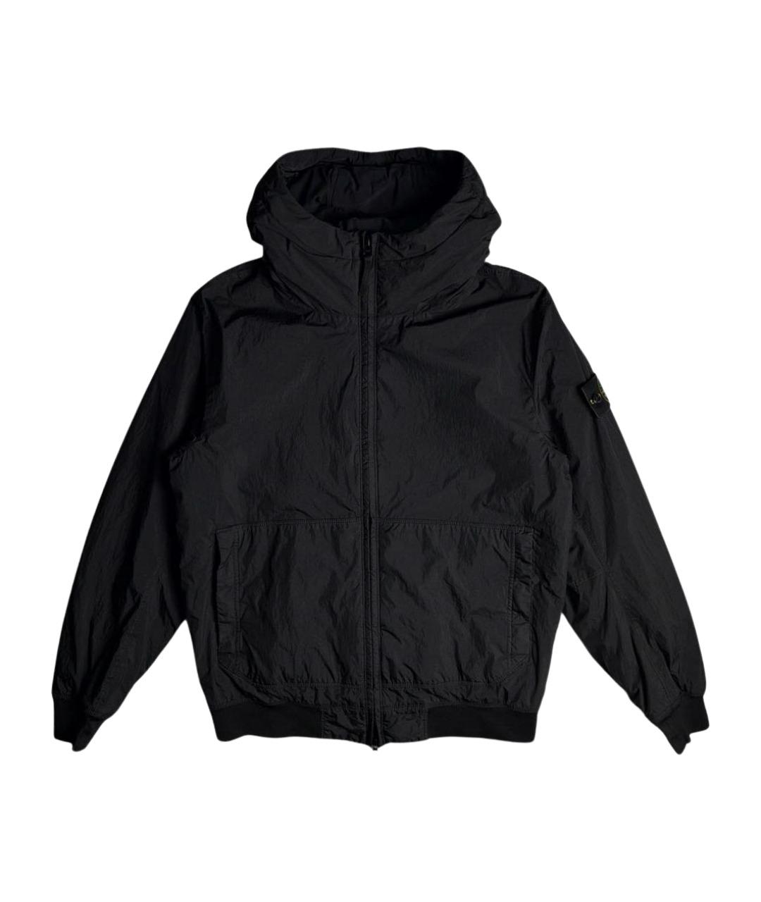 STONE ISLAND Черная полиамидовая куртка, фото 1