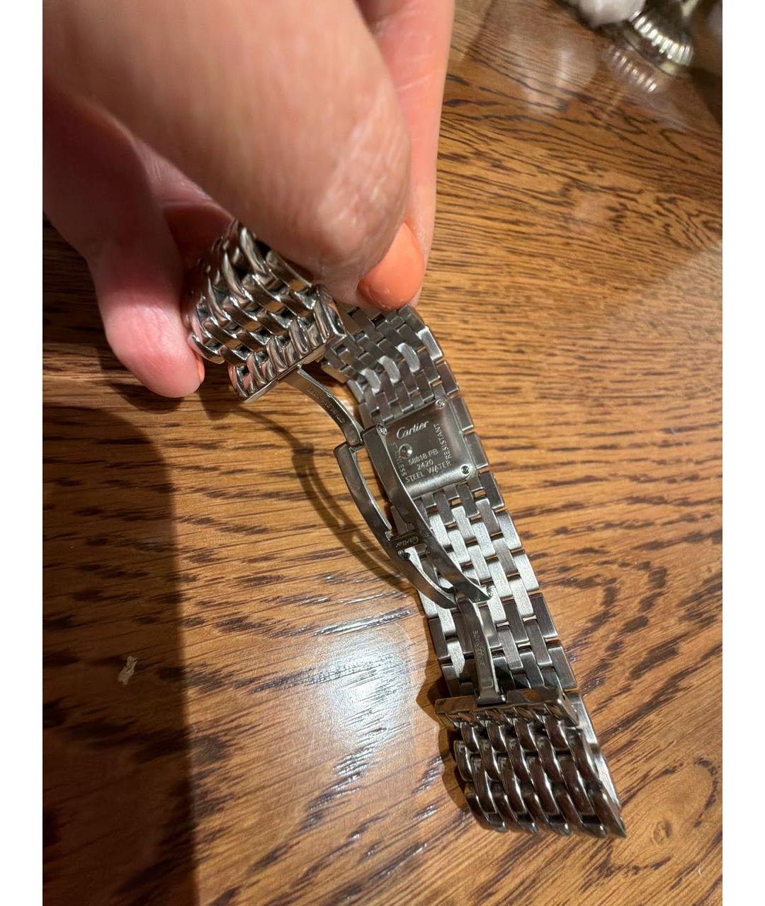 CARTIER Серебряные часы, фото 2
