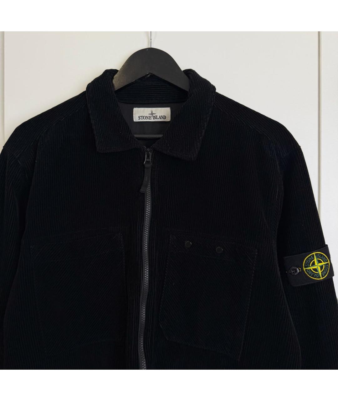 STONE ISLAND Черная кэжуал рубашка, фото 4