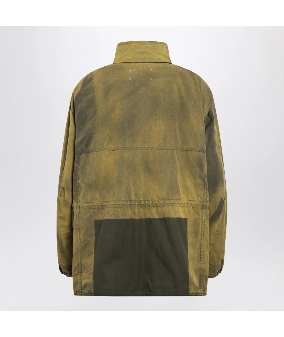 MAISON MARGIELA Зеленая хлопковая парка, фото 2