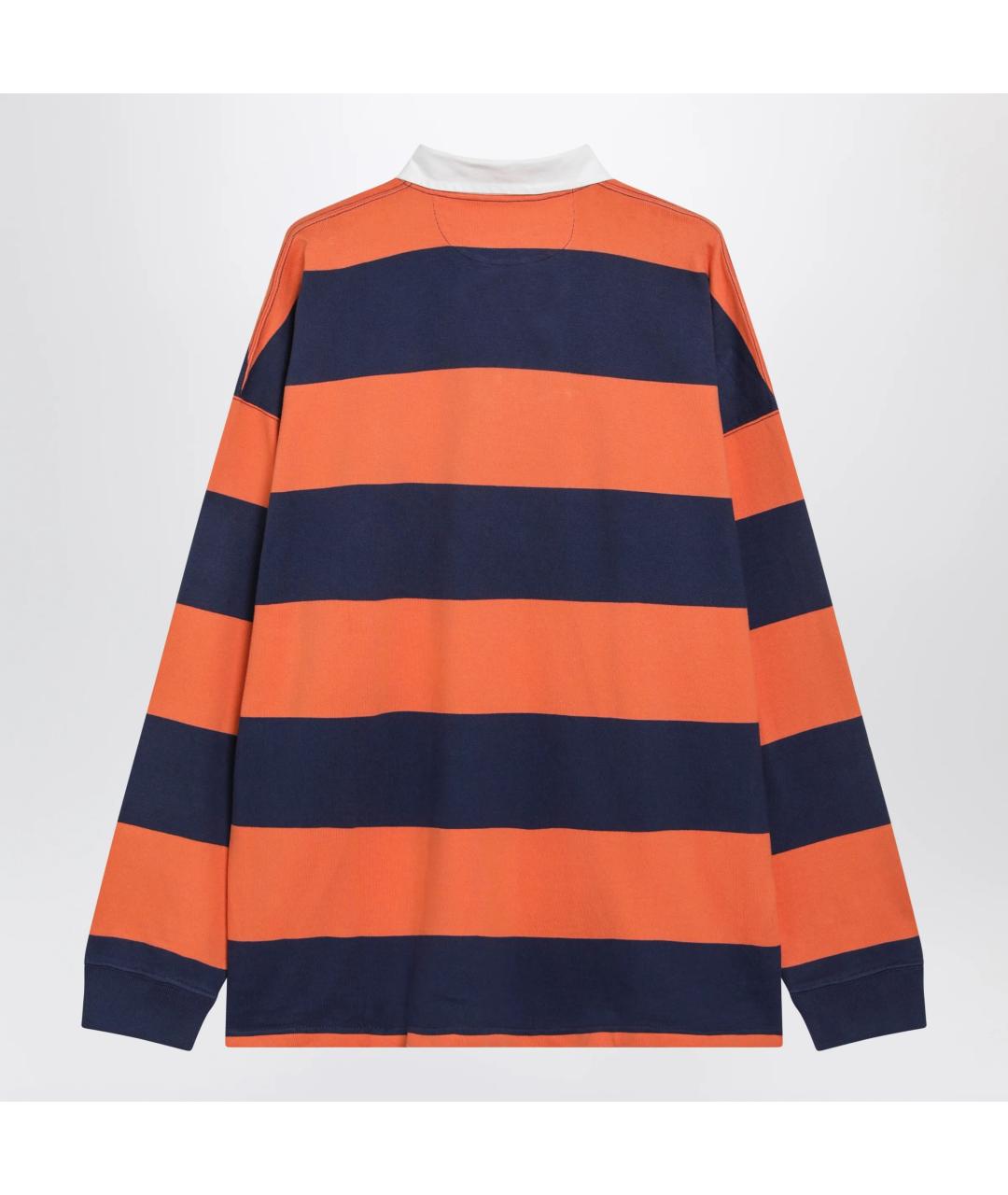 POLO RALPH LAUREN Мульти хлопковое поло с длинным рукавом, фото 2