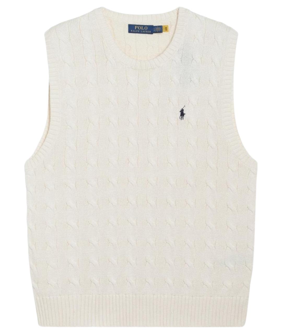 POLO RALPH LAUREN Бежевая хлопковая жилетка, фото 1
