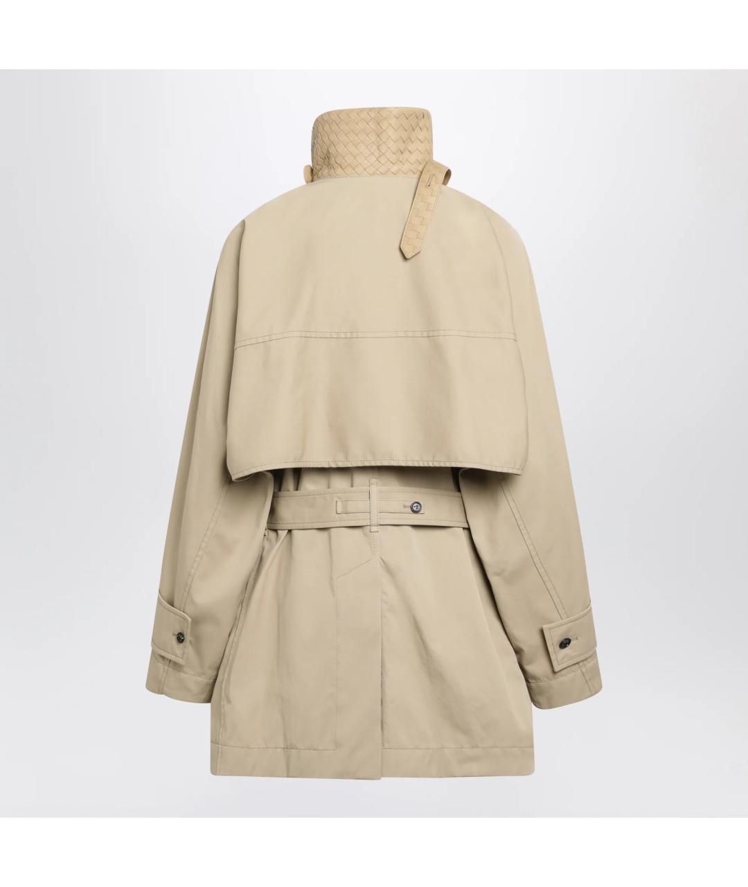 BOTTEGA VENETA Бежевая хлопковая куртка, фото 2