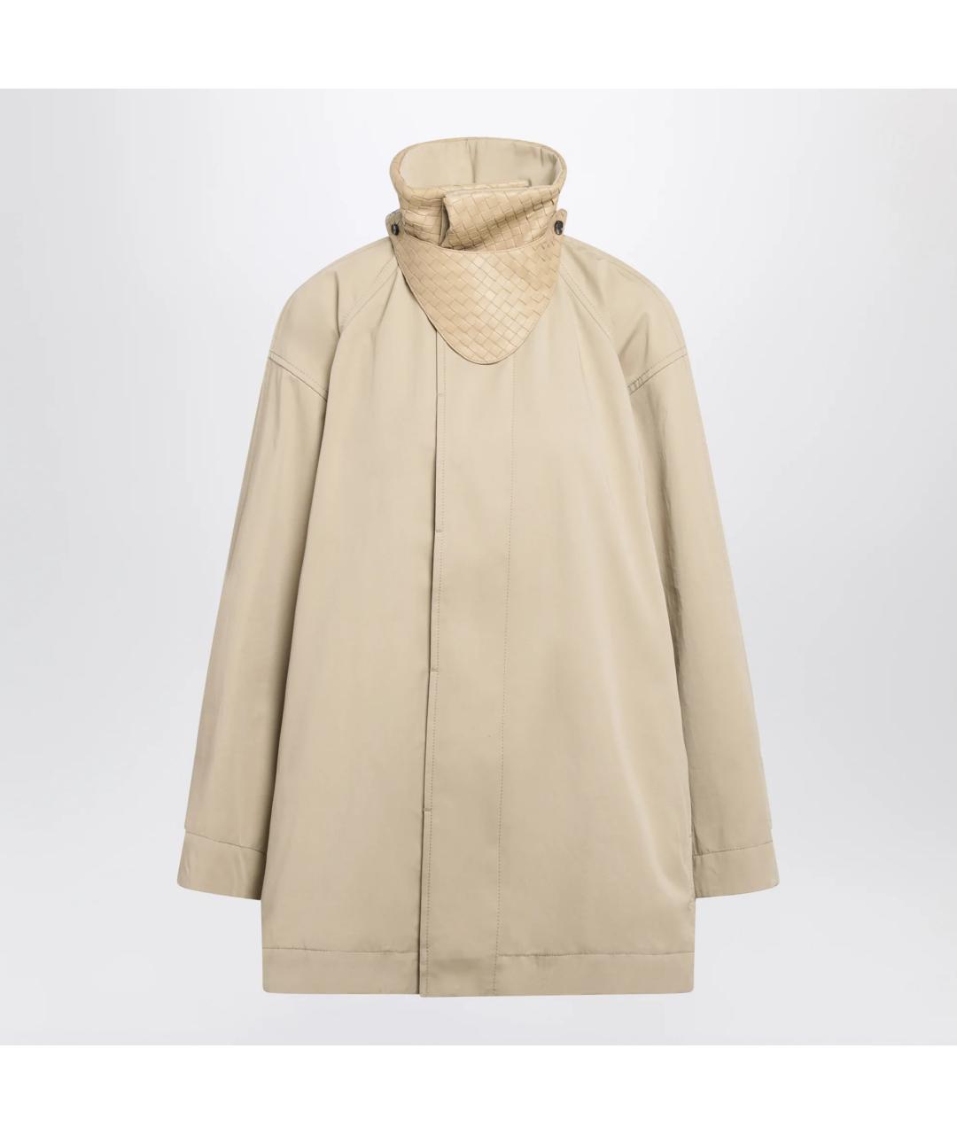 BOTTEGA VENETA Бежевая хлопковая куртка, фото 3