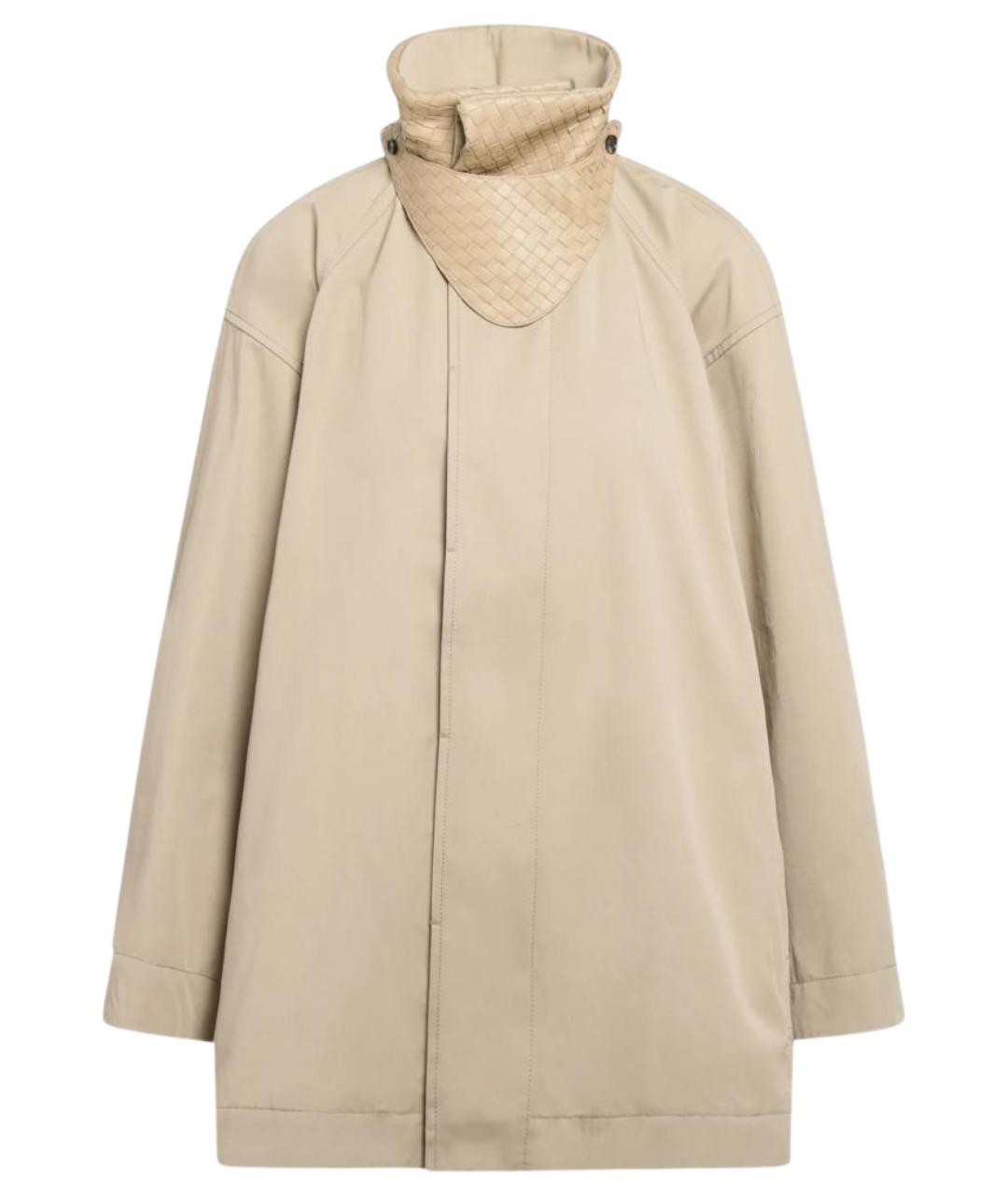BOTTEGA VENETA Бежевая хлопковая куртка, фото 1