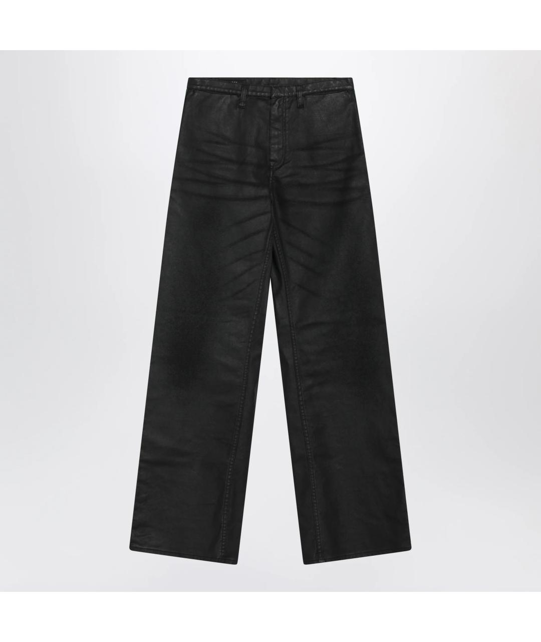 GUCCI Черные хлопковые прямые джинсы, фото 3