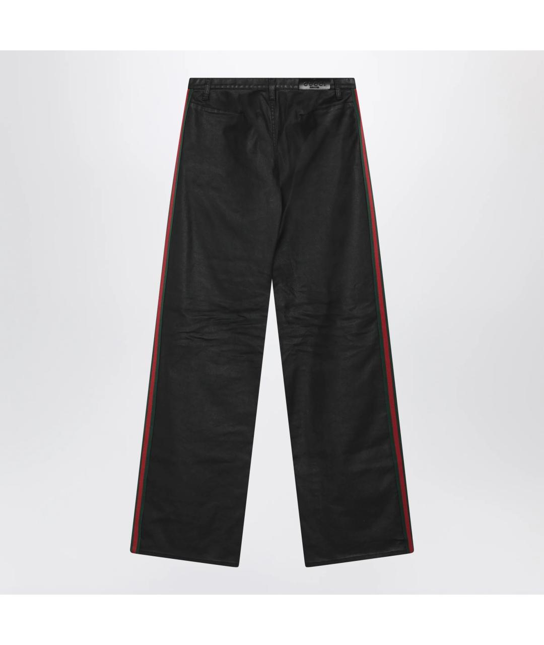 GUCCI Черные хлопковые прямые джинсы, фото 2