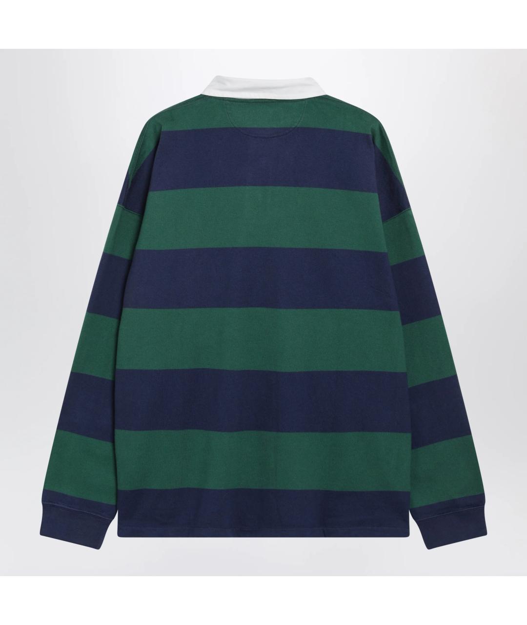 POLO RALPH LAUREN Мульти хлопковое поло с длинным рукавом, фото 2