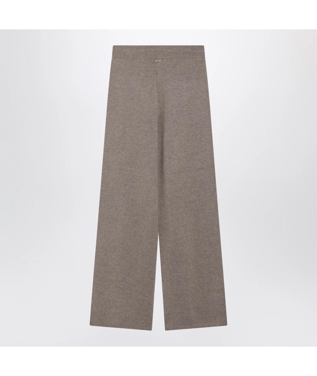 MAX MARA Бежевые кашемировые брюки широкие, фото 2