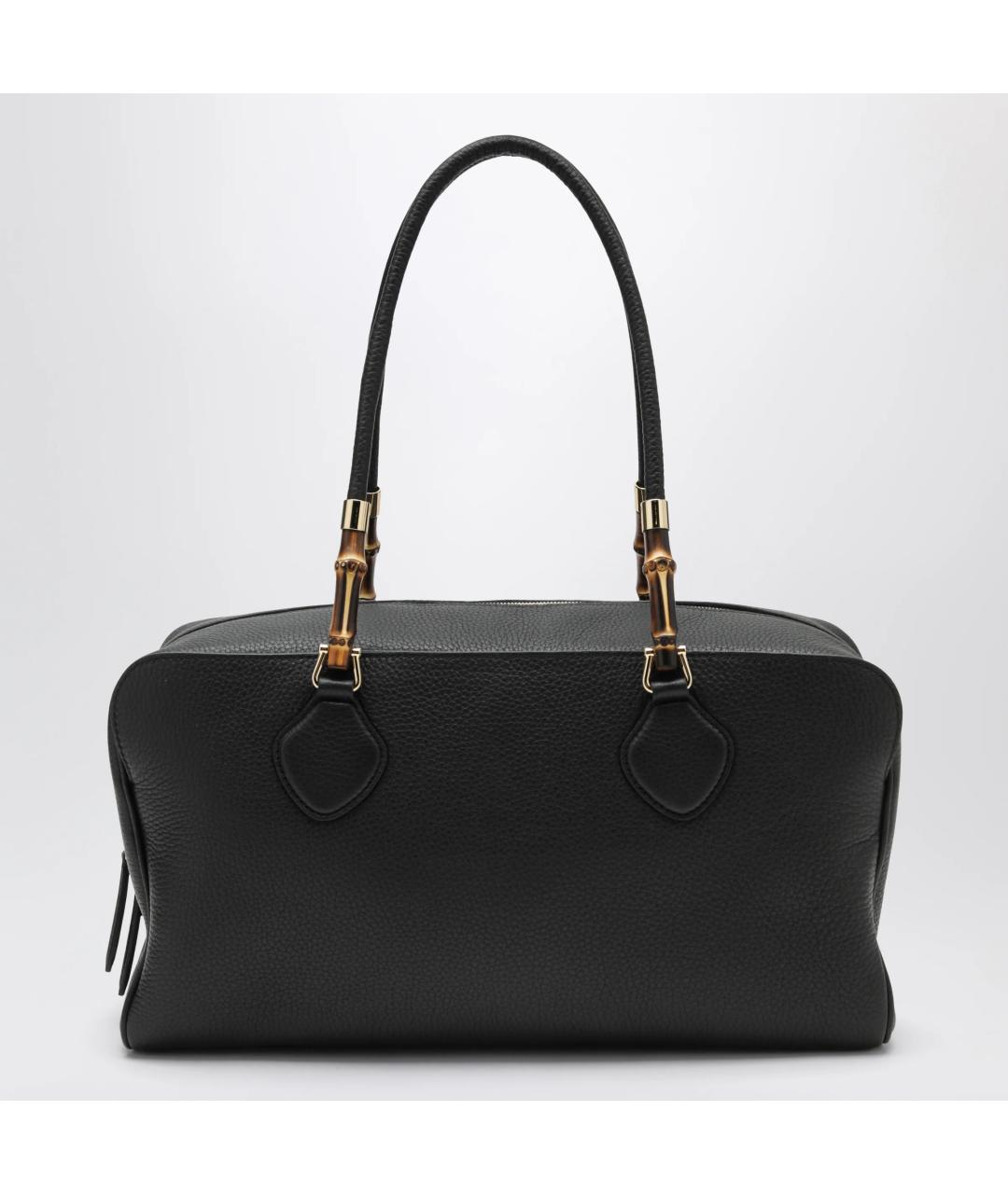 GUCCI Черная кожаная сумка через плечо, фото 3