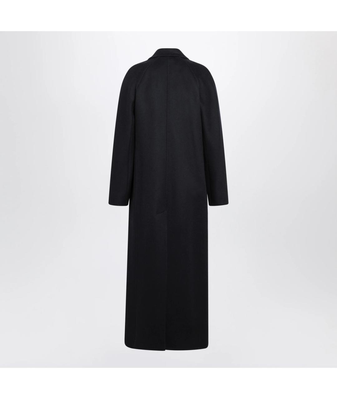 MAX MARA Темно-синее кашемировое пальто, фото 2