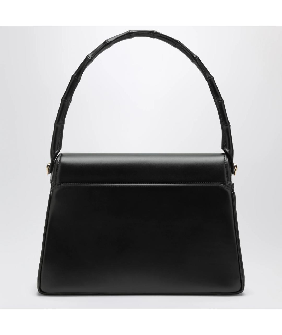 GUCCI Черная кожаная сумка тоут, фото 2