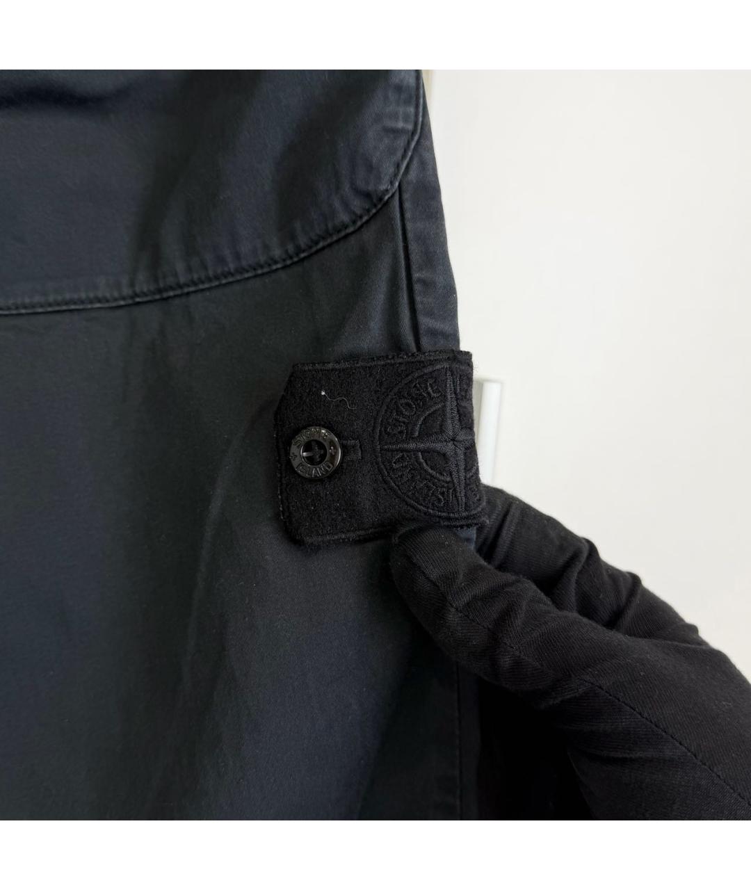 STONE ISLAND Темно-синие повседневные брюки, фото 3