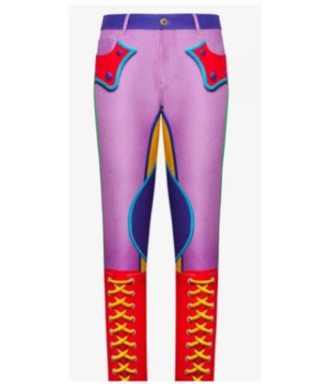MOSCHINO Мульти хлопковые брюки чинос, фото 7
