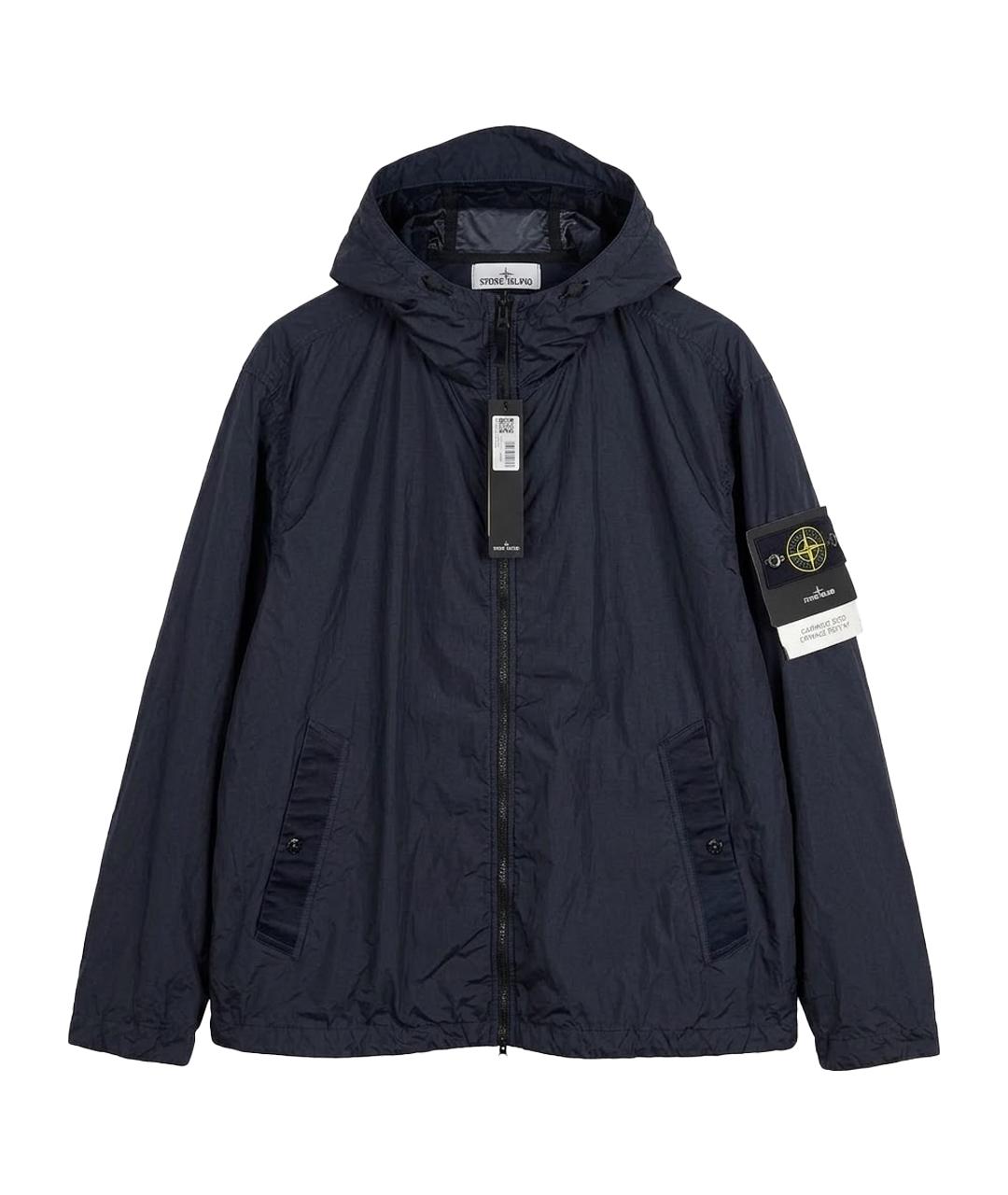 STONE ISLAND Темно-синяя куртка, фото 1