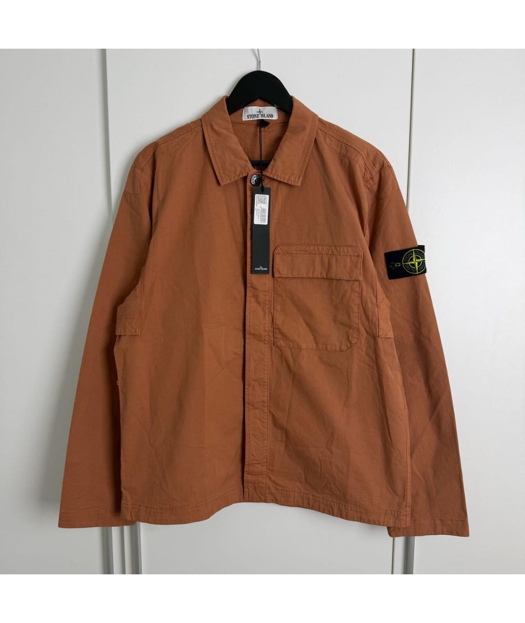 STONE ISLAND Хлопковая кэжуал рубашка, фото 6