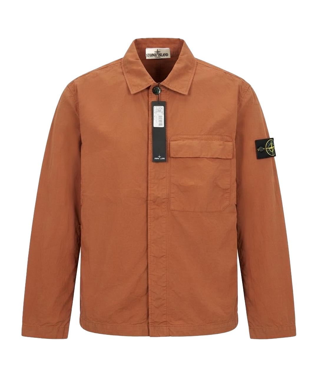 STONE ISLAND Хлопковая кэжуал рубашка, фото 1