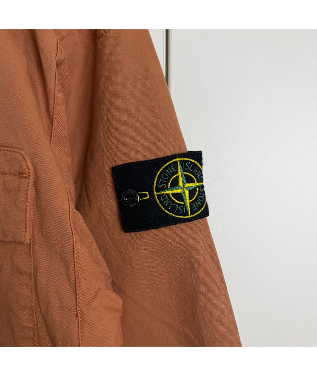 STONE ISLAND Хлопковая кэжуал рубашка, фото 3