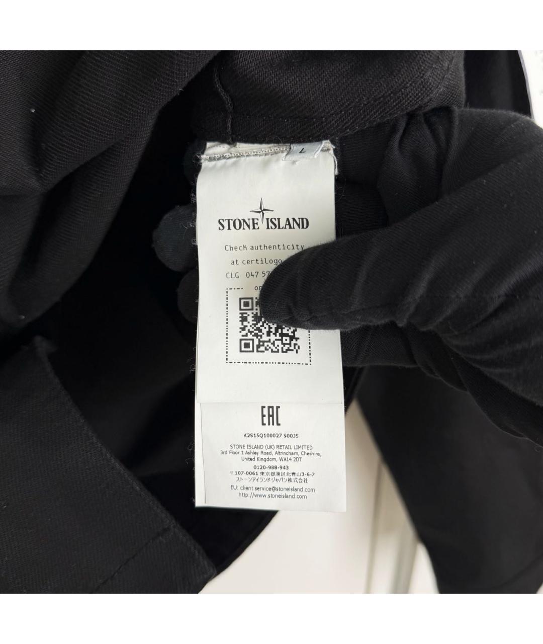 STONE ISLAND Черная куртка, фото 5