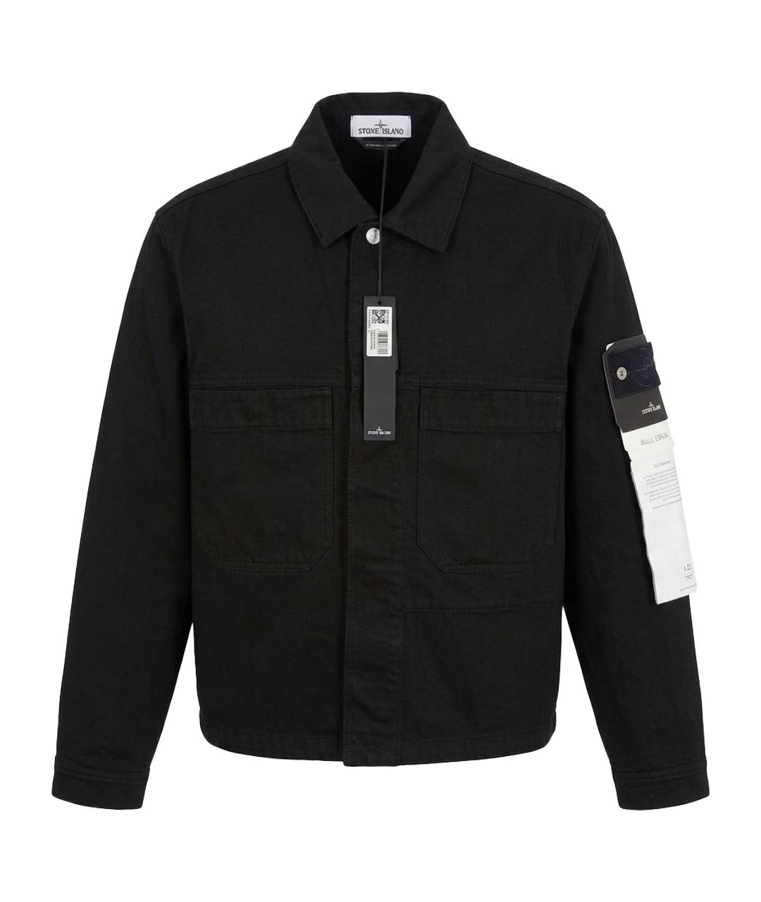 STONE ISLAND Черная куртка, фото 1