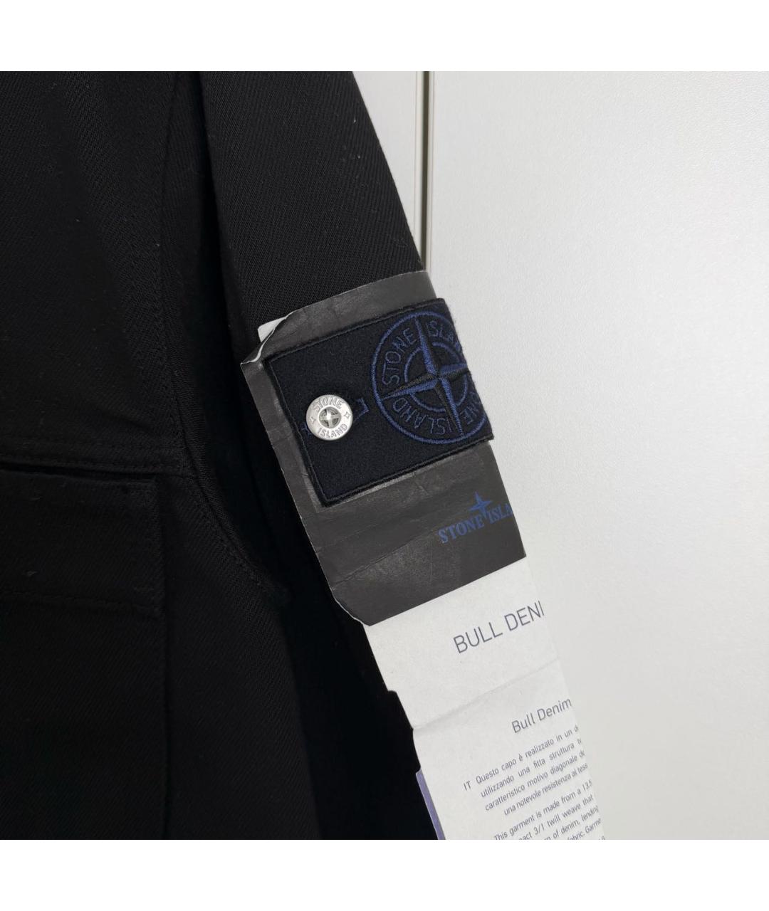 STONE ISLAND Черная куртка, фото 3