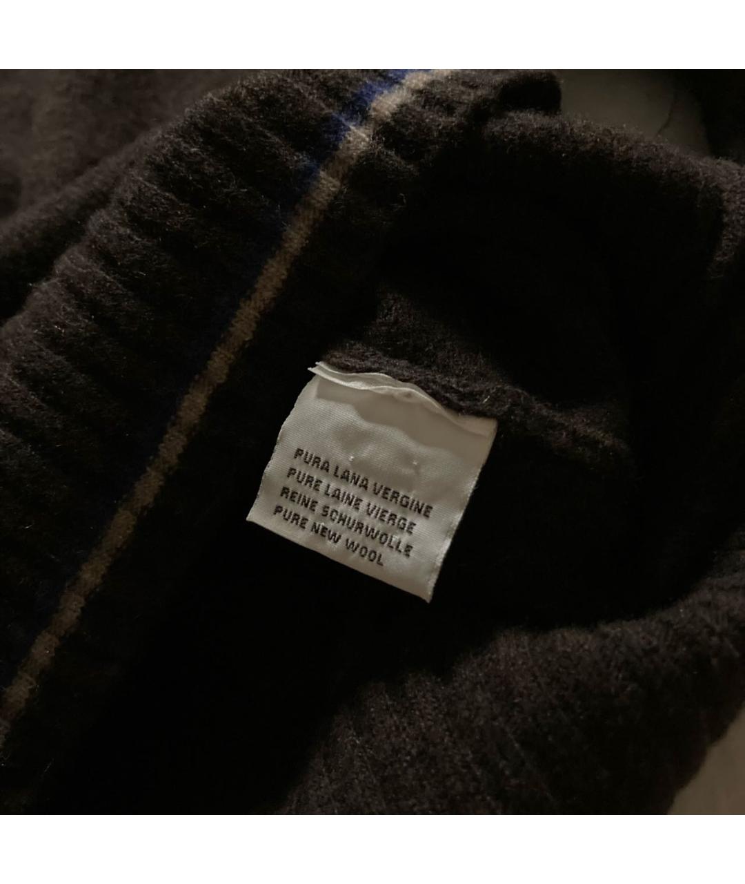 CANALI Коричневая шерстяная водолазка, фото 7