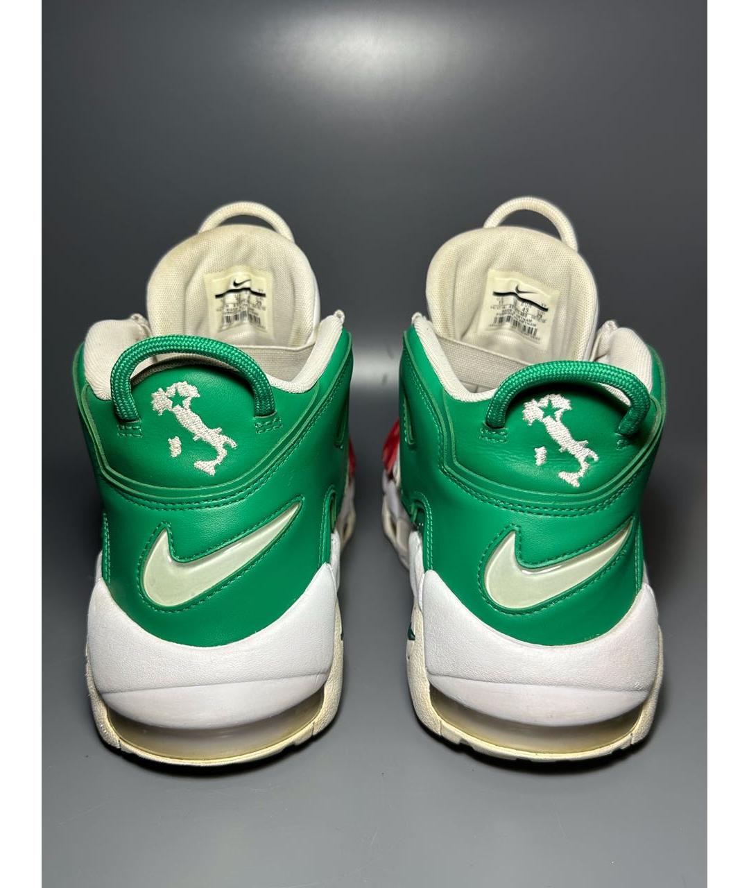 NIKE Белые кожаные высокие кроссовки / кеды, фото 4