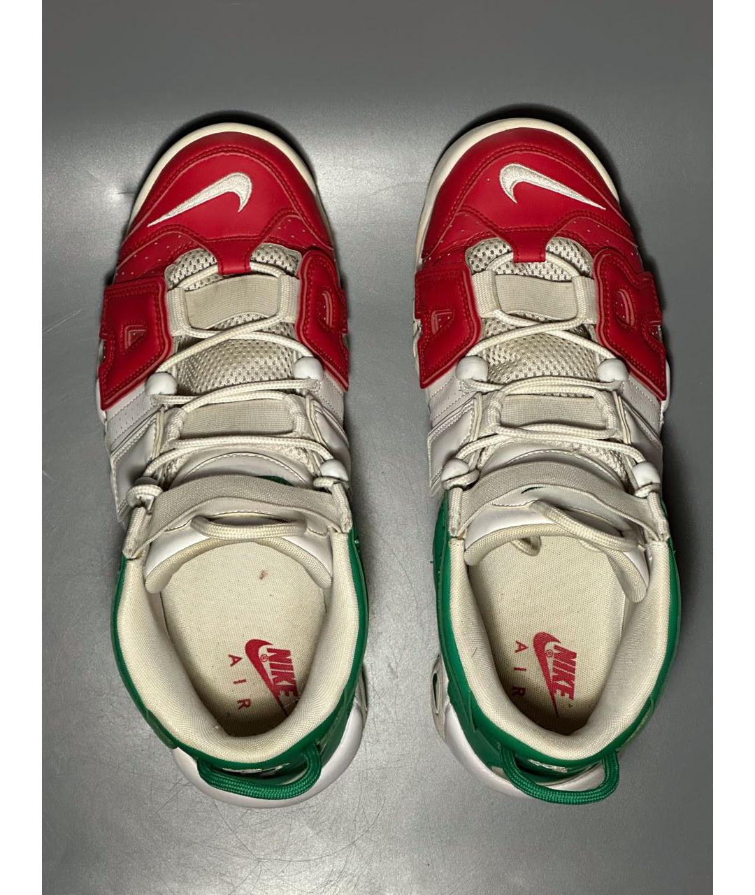 NIKE Белые кожаные высокие кроссовки / кеды, фото 3