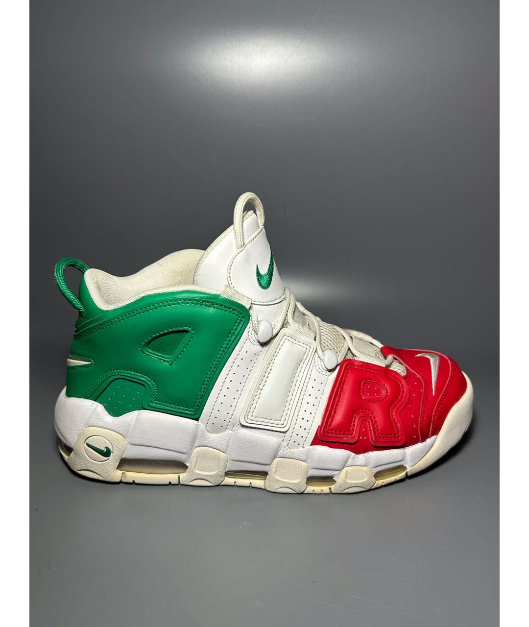 NIKE Белые кожаные высокие кроссовки / кеды, фото 9