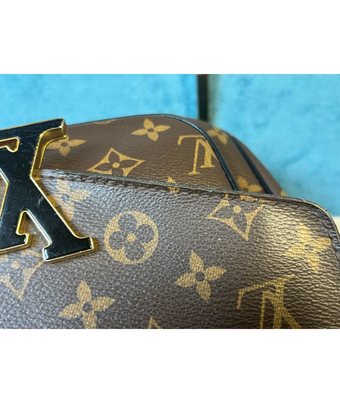 LOUIS VUITTON Коричневая сумка через плечо из канвы, фото 4