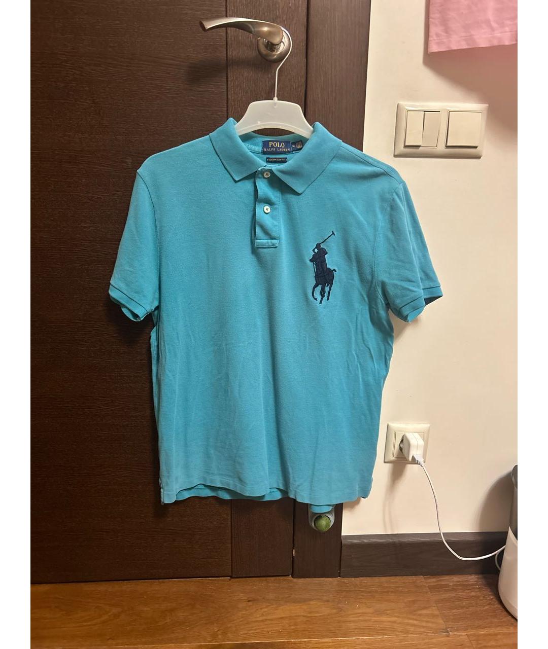 POLO RALPH LAUREN Бирюзовый хлопковый пиджак, фото 5