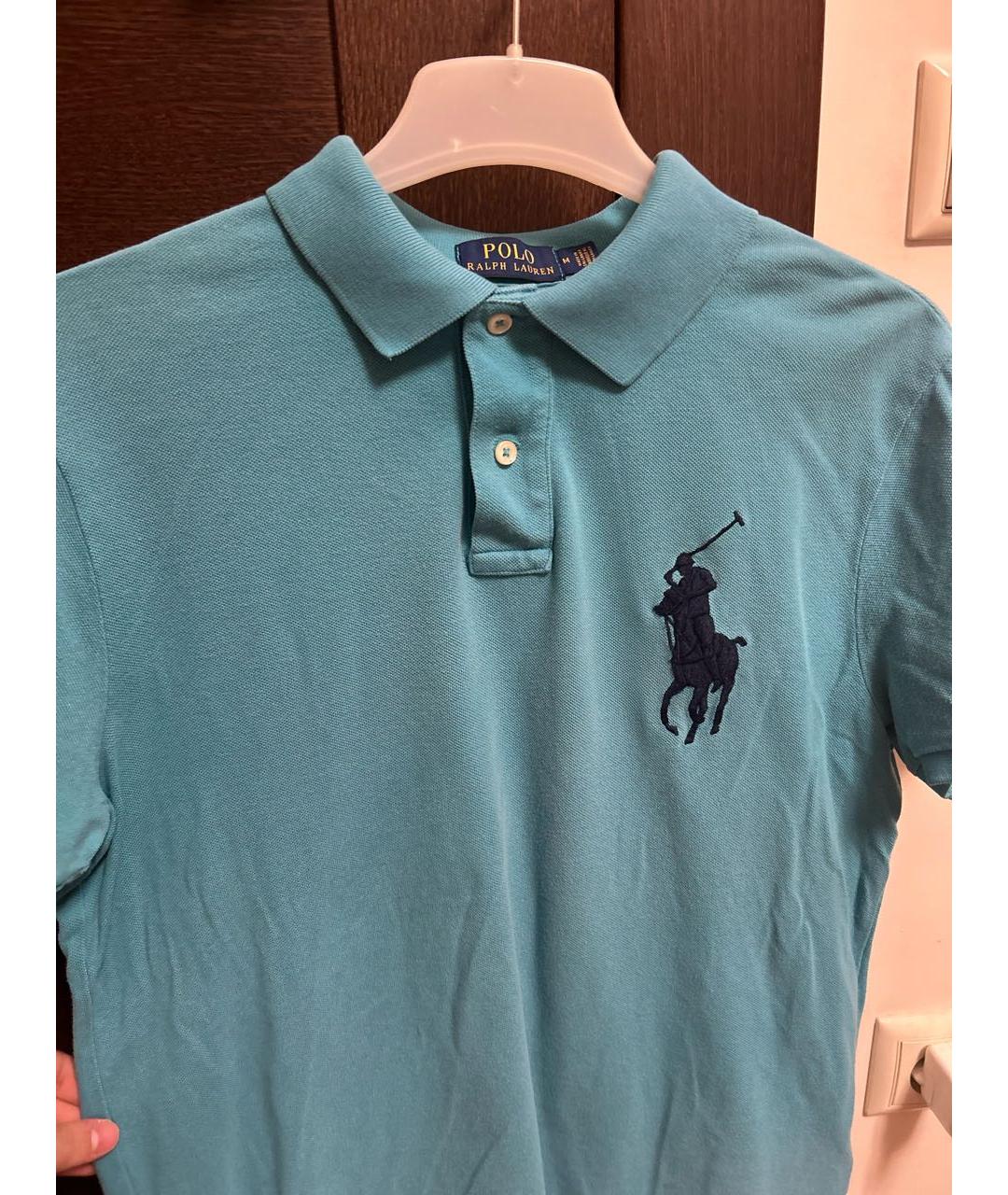 POLO RALPH LAUREN Бирюзовый хлопковый пиджак, фото 4