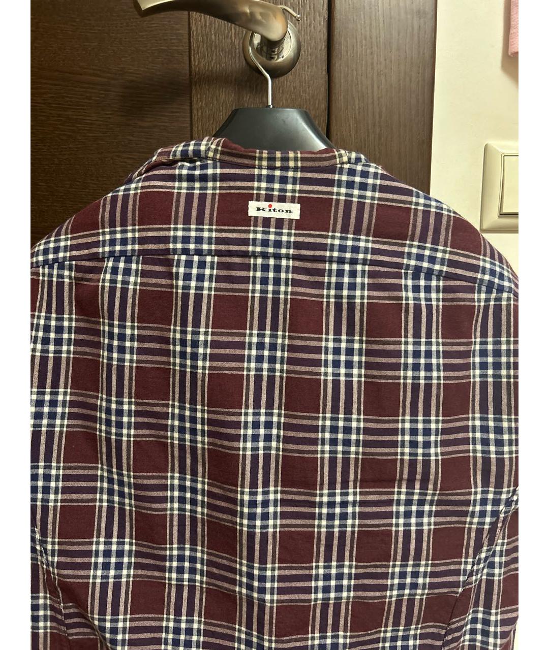 KITON Мульти хлопковая кэжуал рубашка, фото 3