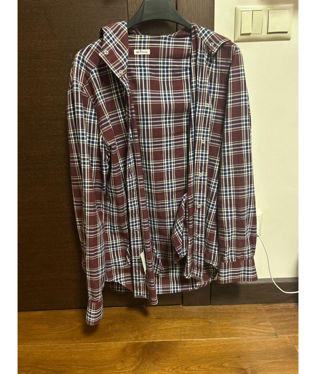 KITON Мульти хлопковая кэжуал рубашка, фото 5