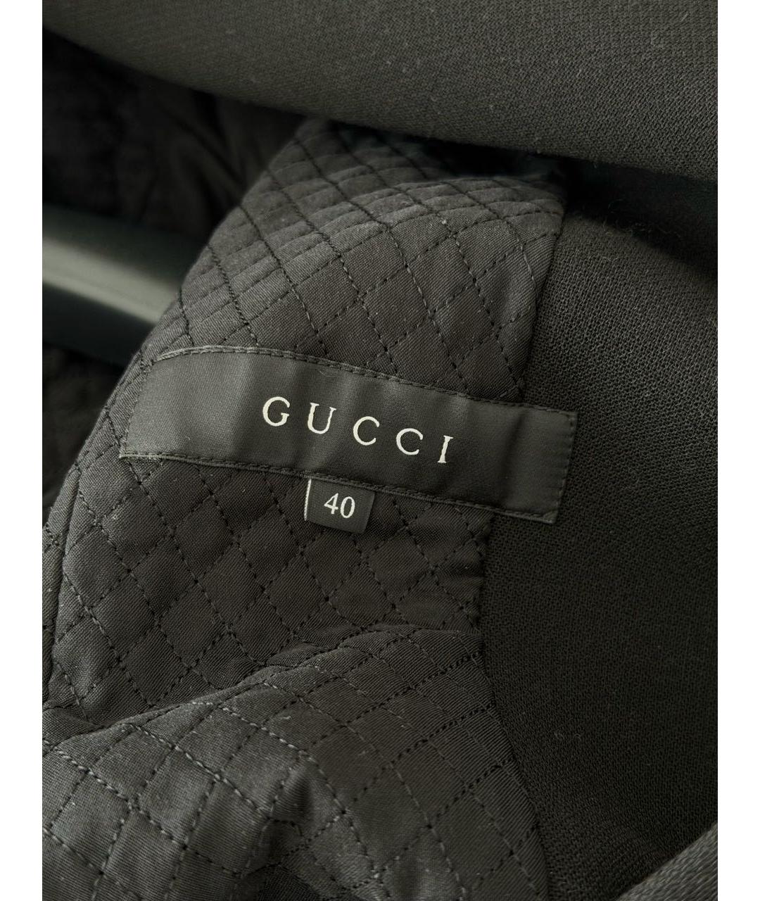 GUCCI Черное пальто, фото 3