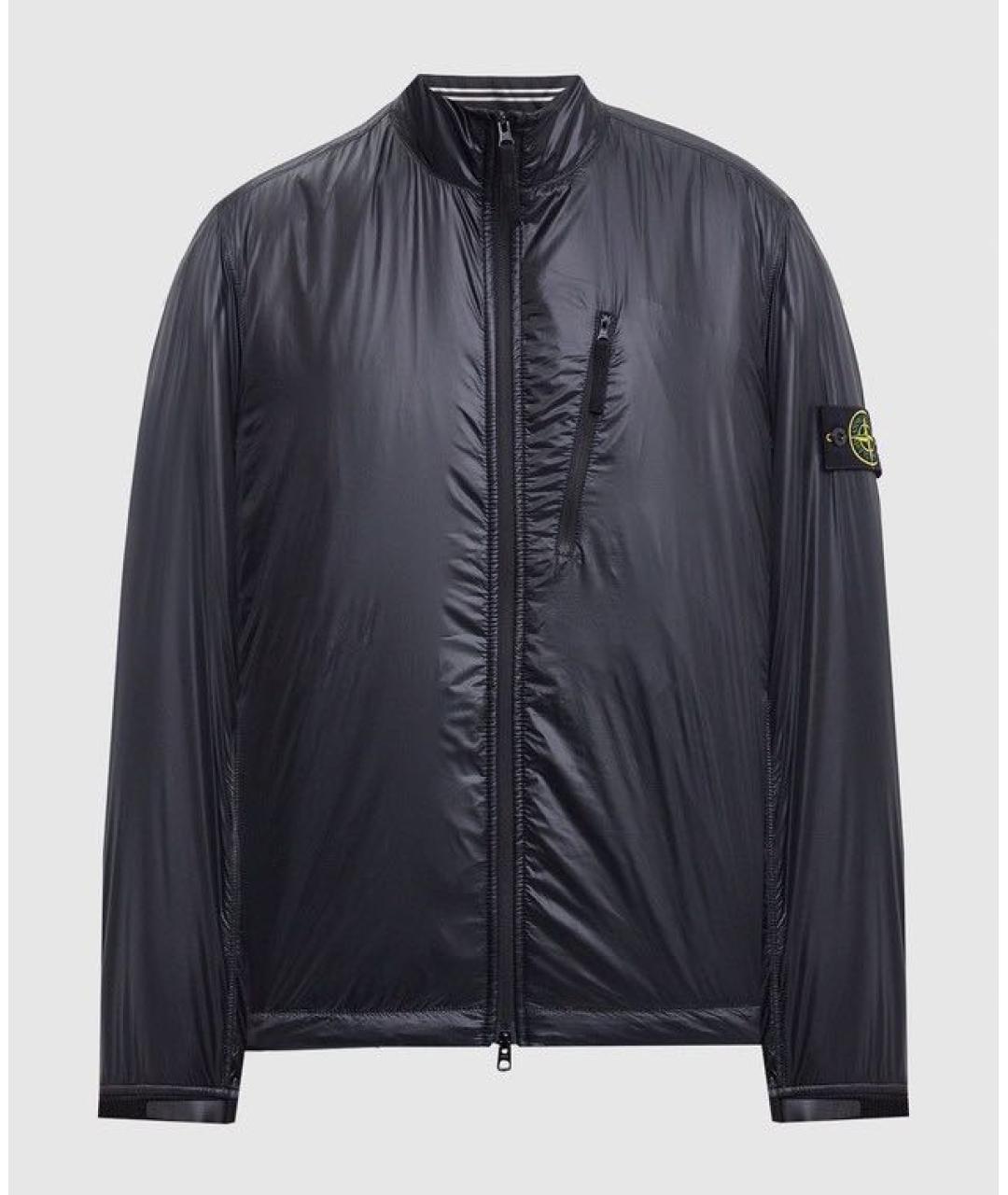 STONE ISLAND Черная полиамидовая куртка, фото 9