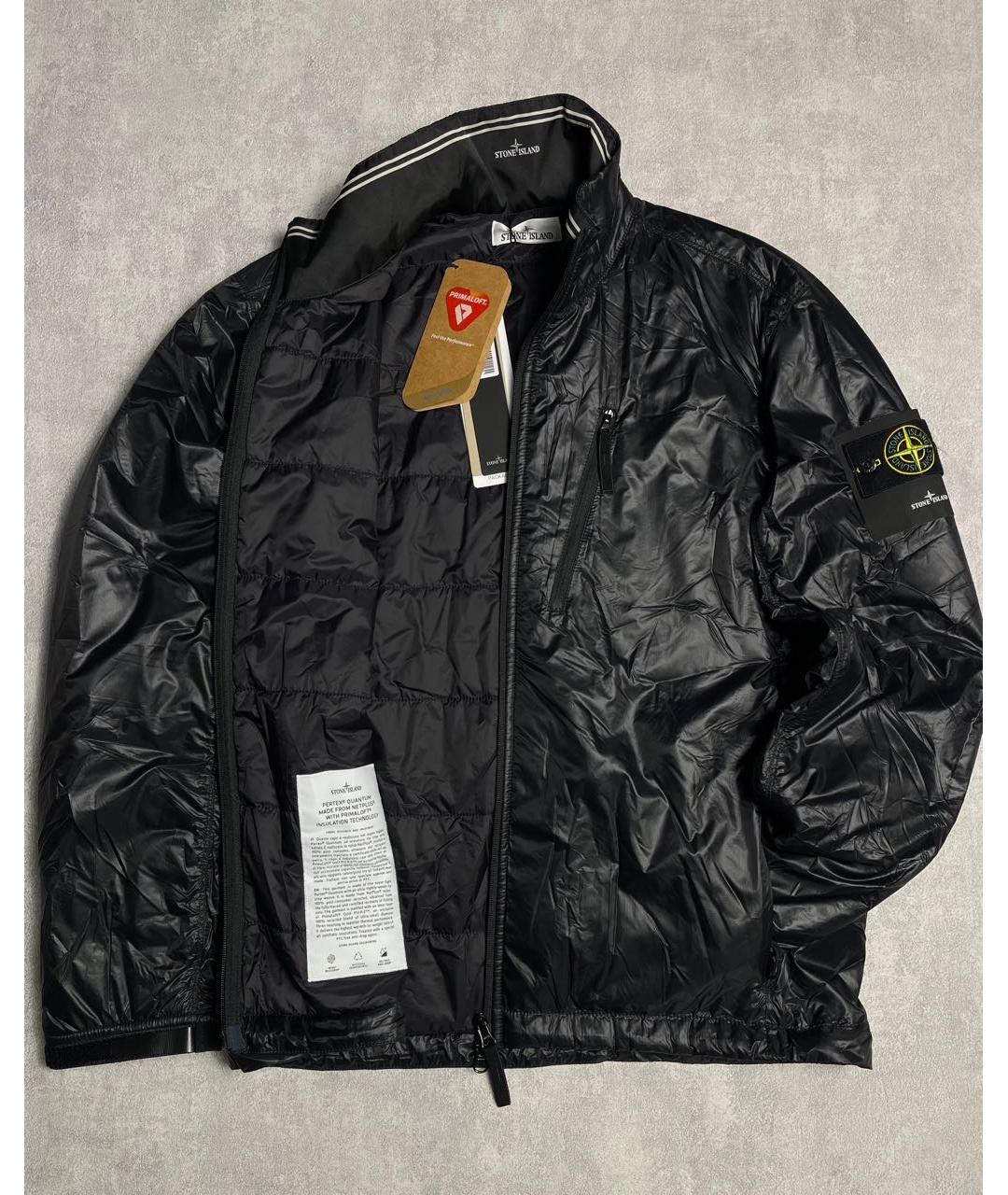 STONE ISLAND Черная полиамидовая куртка, фото 2
