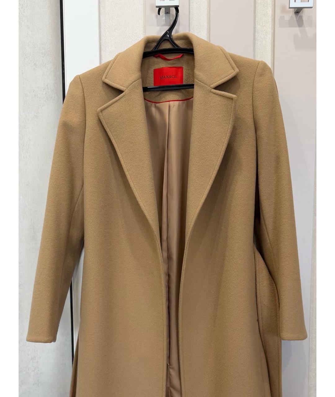 MAX MARA Бежевое пальто, фото 4