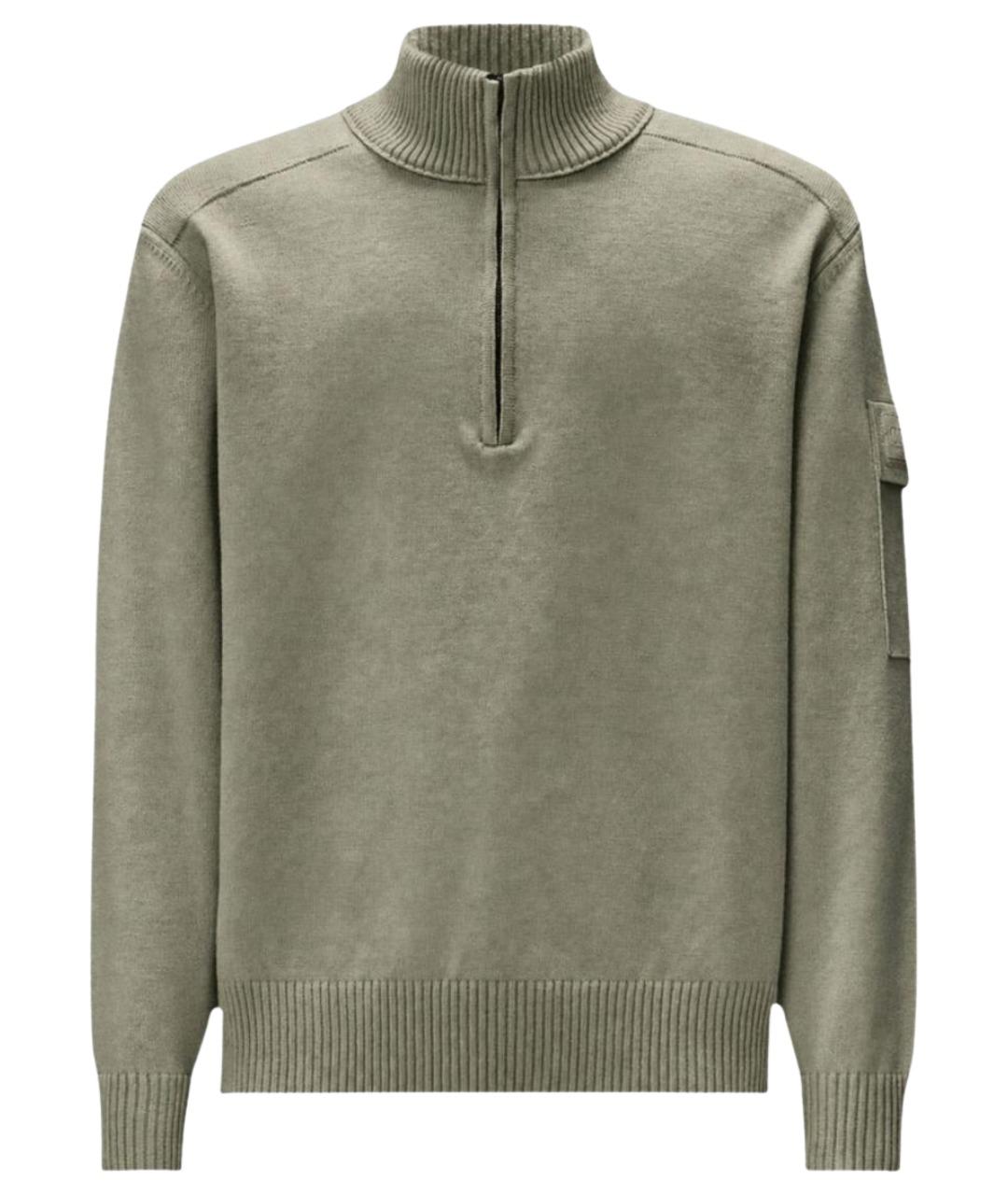 CP COMPANY Зеленый шерстяной джемпер / свитер, фото 1